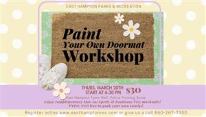 Paint Your Own Doormat Workshop