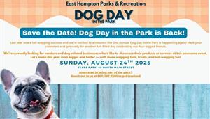 Dog Day In The Park: Save the Date!