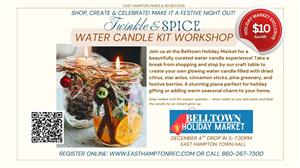 Twinkle & Spice Water Candle Kit Workshop